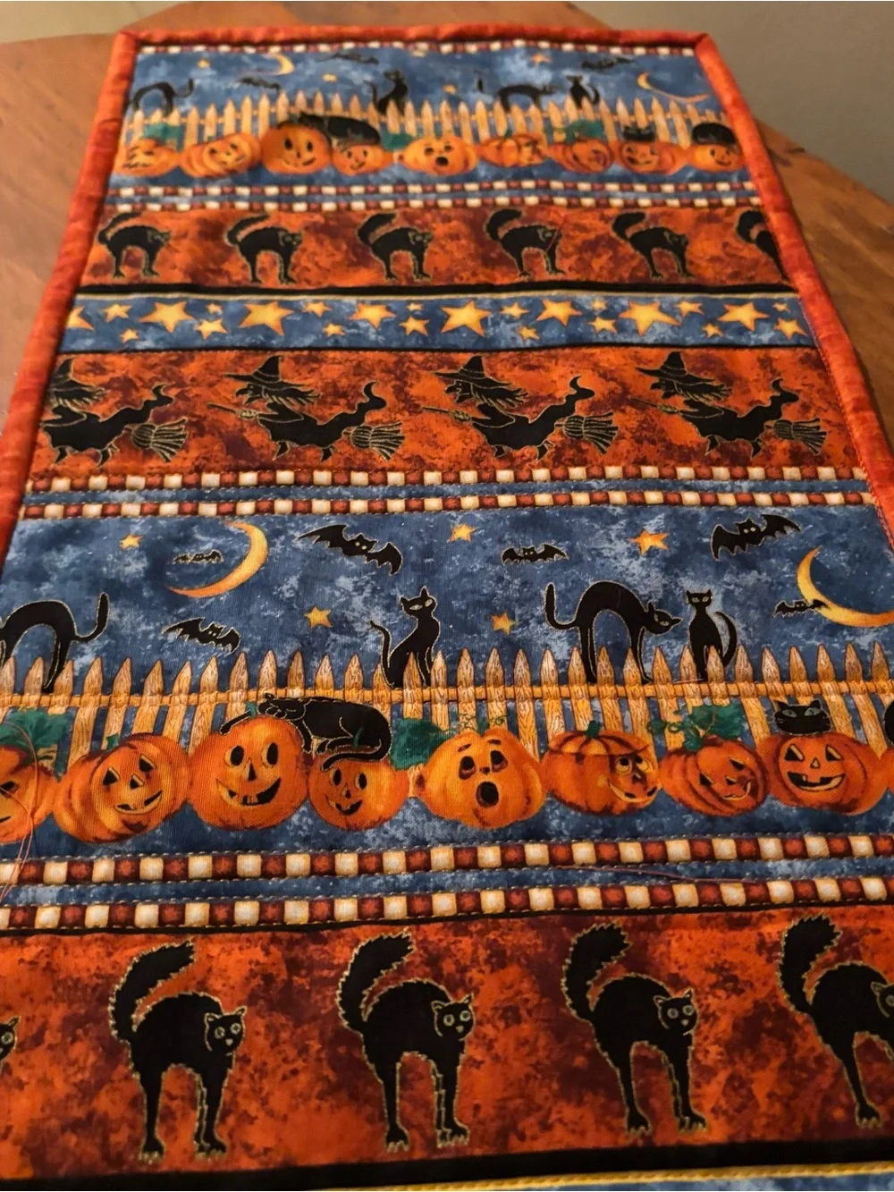 Halloween Patchwork Table Topper -